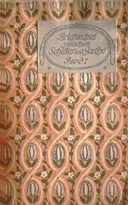 Briefwechsel zwischen Schiller und Goethe